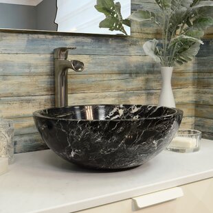 Black Marble Vessel Sink Wayfair