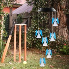 GARDEN ANGEL WIND CHIME Aluminium 7-1/2" Hang indoors or outdoors MOVING SALE 
