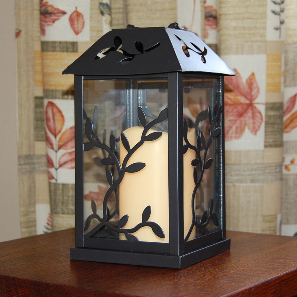 LumaBase Metal Lantern & Reviews Wayfair