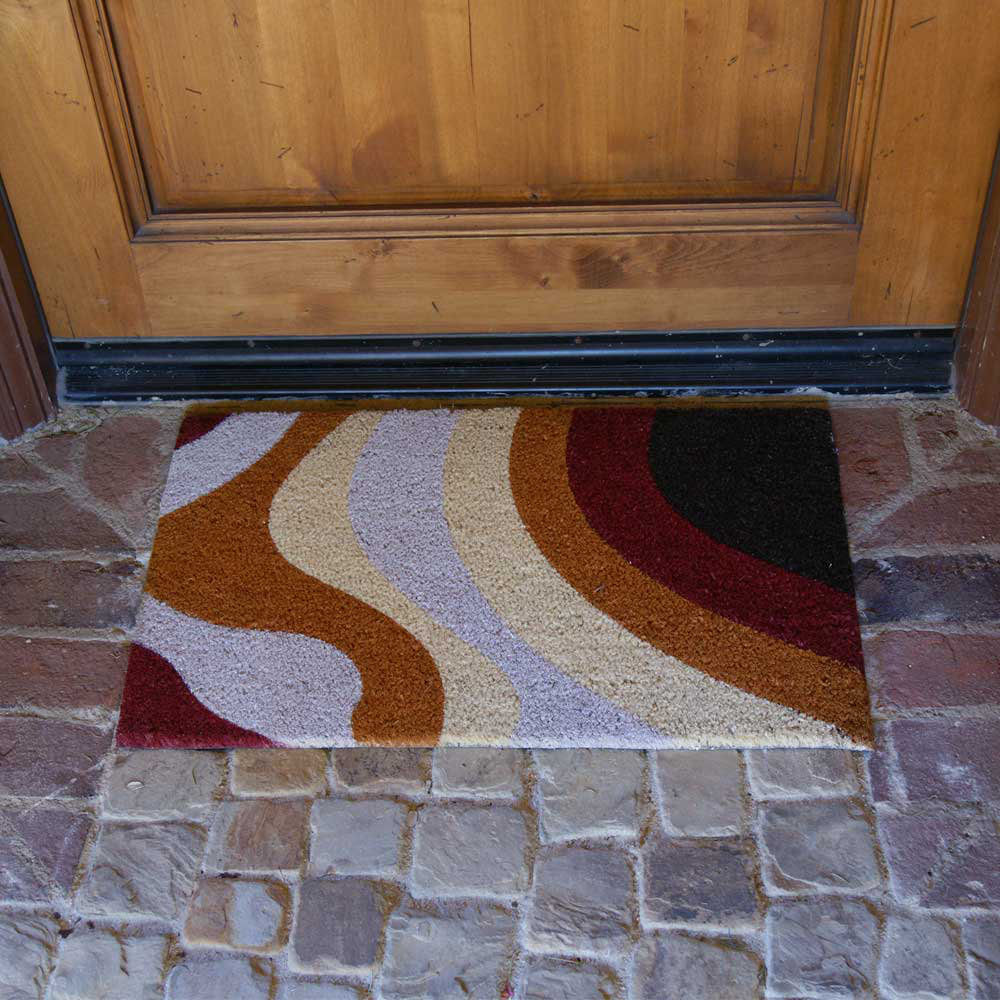 RubberCal, Inc. Streaks Modern Cool Doormat & Reviews Wayfair
