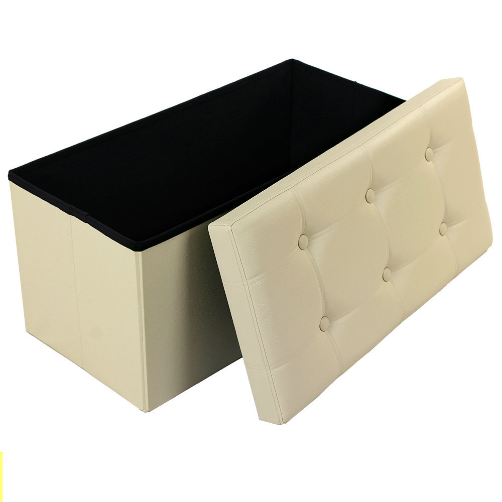 Songmics Folding Storage Ottoman & Reviews Wayfair Folding Storage Ottoman - Songmics Folding Storage Ottoman & Reviews Wayfair