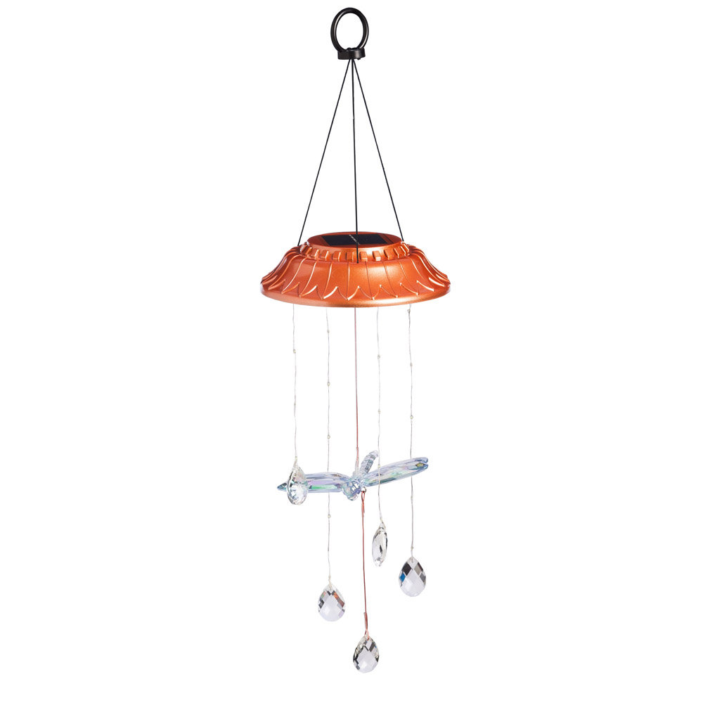 Lynton Garden Hibiscus Solar Mobile Wind Chime Wayfair Co Uk Hibiscus Solar Mobile Wind Chime
