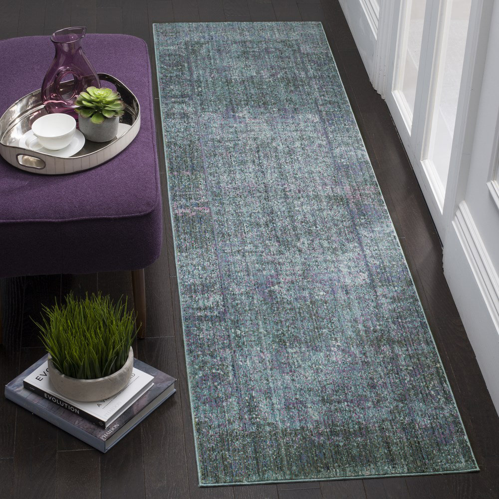 Brayden Studio Mulhall Purple/Blue Area Rug & Reviews Wayfair
