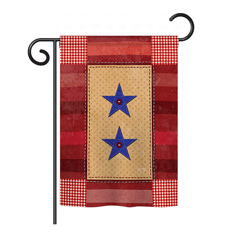 Breeze Decor Two Star Service 2 Sided Polyester House Flag Wayfair