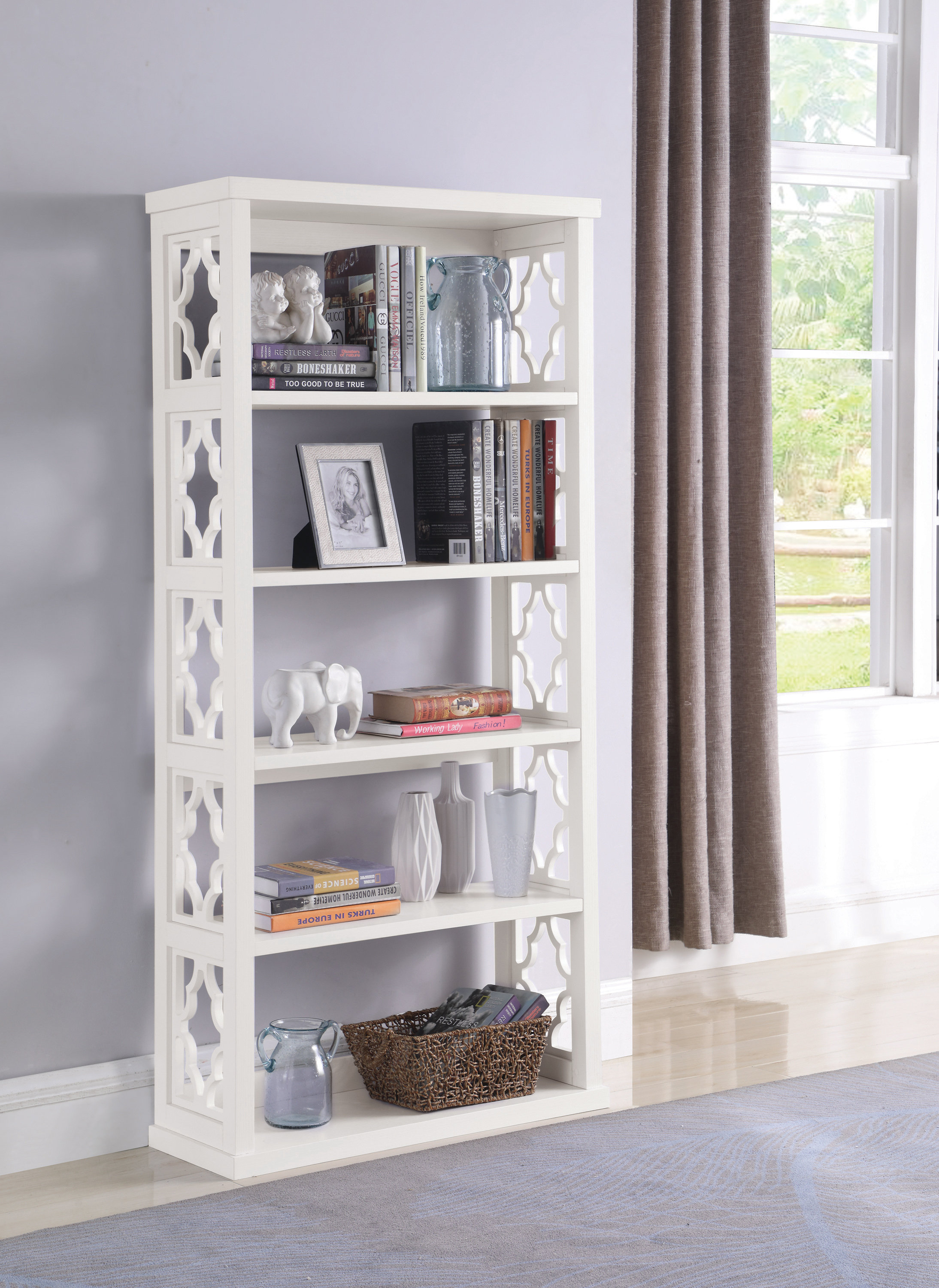 August Grove® Aamina 66.75'' H x 31'' W Standard Bookcase | Wayfair
