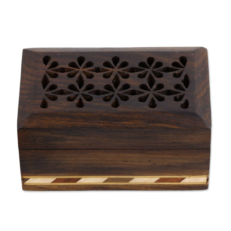 World Menagerie Hasegawa Flower Path Decorative Wood Box Wayfair