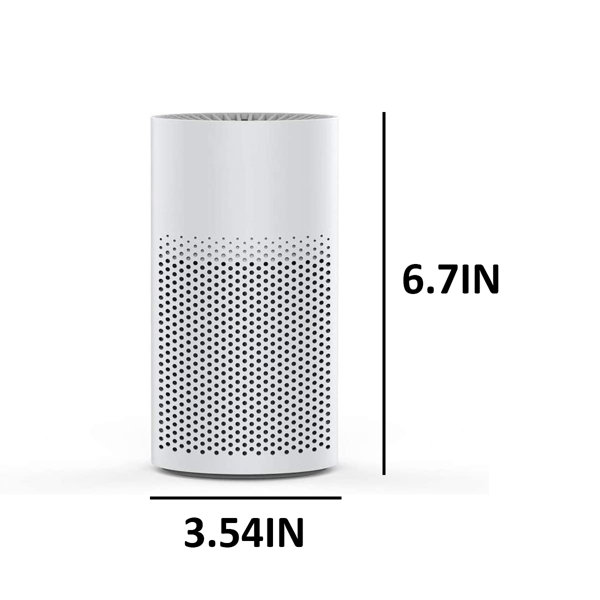 Low Noise Portable Ionic Air Purifier Car Desktop USB Air Cleaner Dust Remover