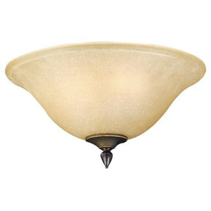 3-Light Bowl Ceiling Fan Light Kit