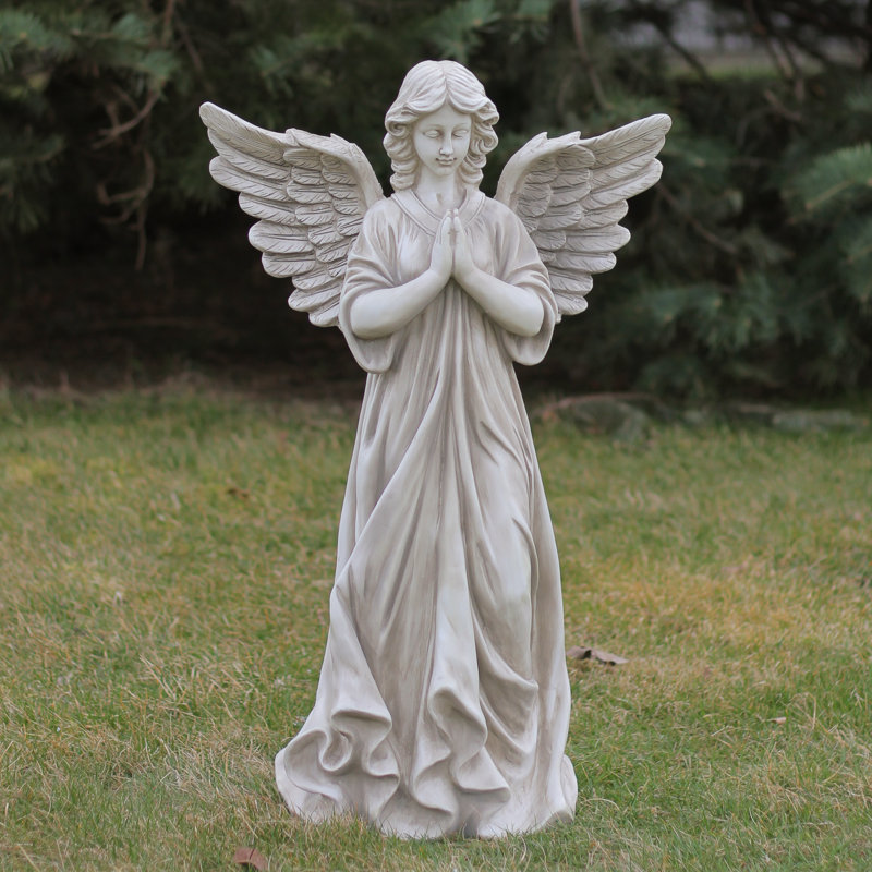Astoria Grand Odegaard Angel Standing In Prayer Outdoor Garden