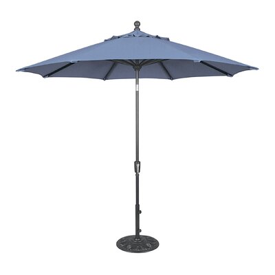 Allmodernlaunceston 9 Market Umbrella Fabric Color Sunbrella Cast Ocean Frame Color Anthracite Dailymail