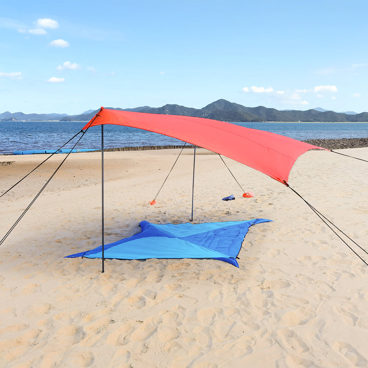 Sun Shelter Shade Tent Portable Outdoors Camping Beach Compact Canopy