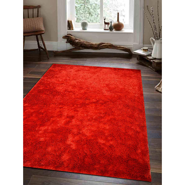 Get My Rugs Rugsotic Carpets Handmade Shagorange Area Rug Wayfair