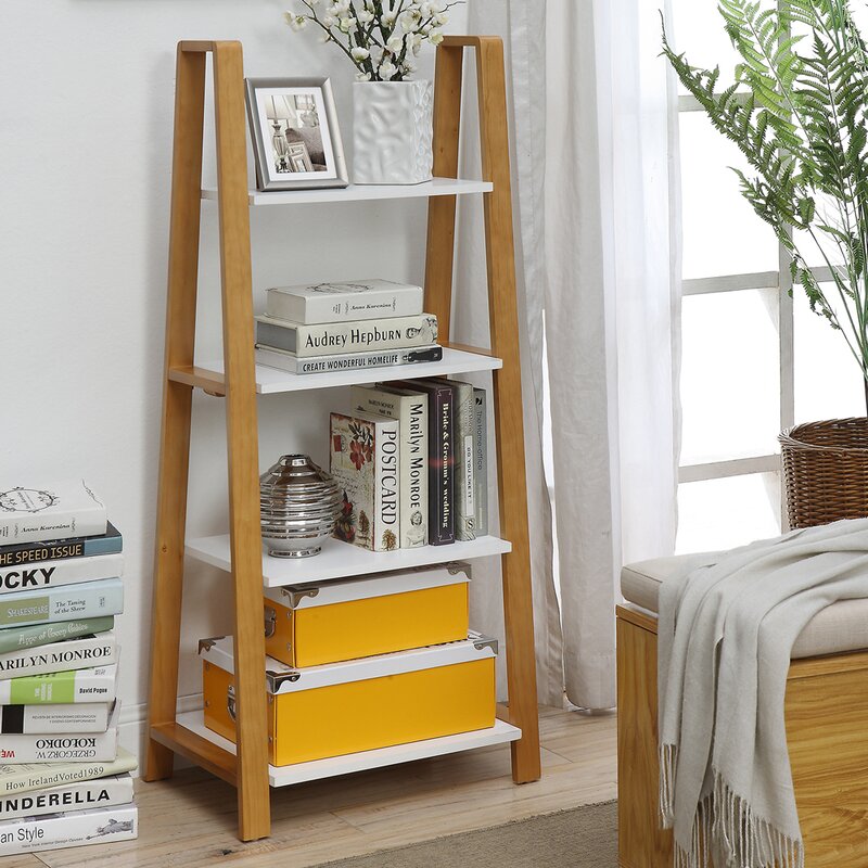 Ebern Designs Kammerer Ladder Bookcase Reviews Wayfair