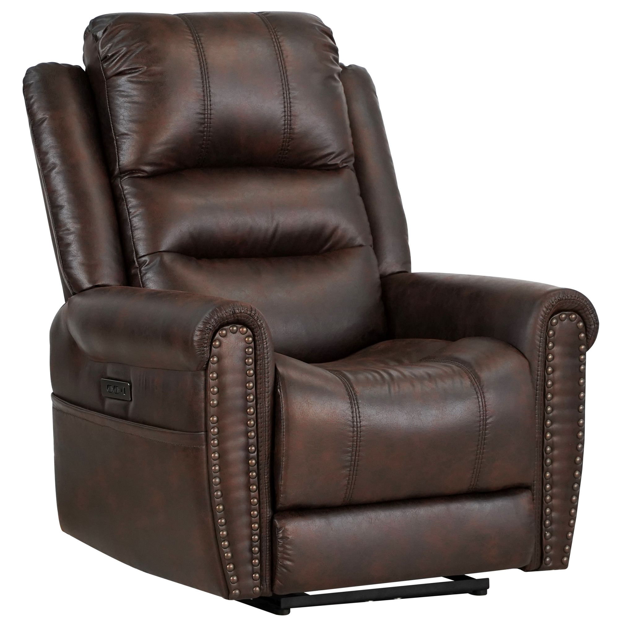 Winston Porter Erike Leather Recliner Wayfair