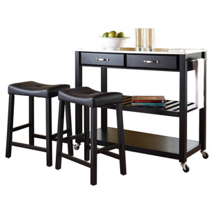 3 Piece Kitchen Island Set with Stainless Steel Top Crosley Fashion and beautiful backpack