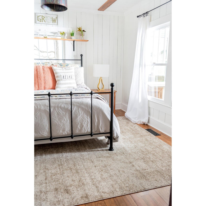 Wade Logan Elaina Brown Beige Area Rug Reviews Wayfair