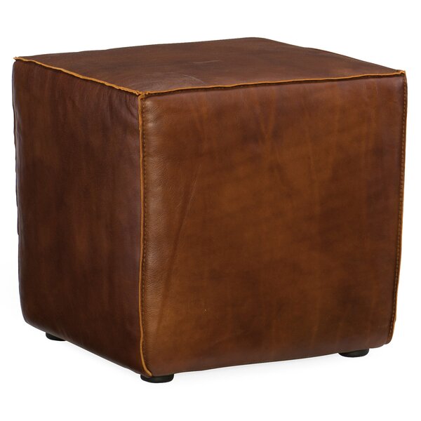 Hooker Furniture Quebert Leather Ottoman & Reviews | Wayfair