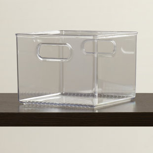 clear acrylic storage bins wayfair