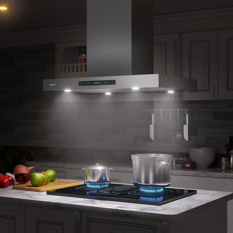 stainless steel range hood 30 ducted