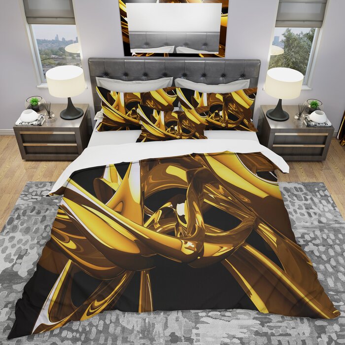 East Urban Home Modern And Contemporary Duvet Cover Set Wayfair Ca