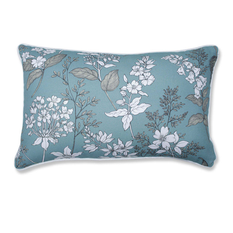 seafoam lumbar pillow