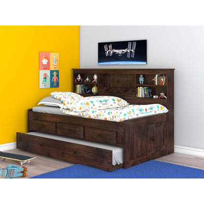 Birch Lane Heritage Marea Full Mate S Bed With Bookcase Drawers