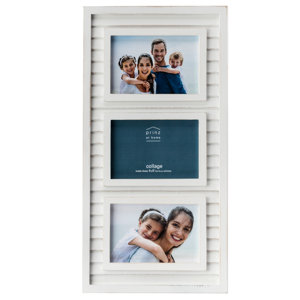 Water's Edge 3 Opening Shutter Coastal Picture Frame