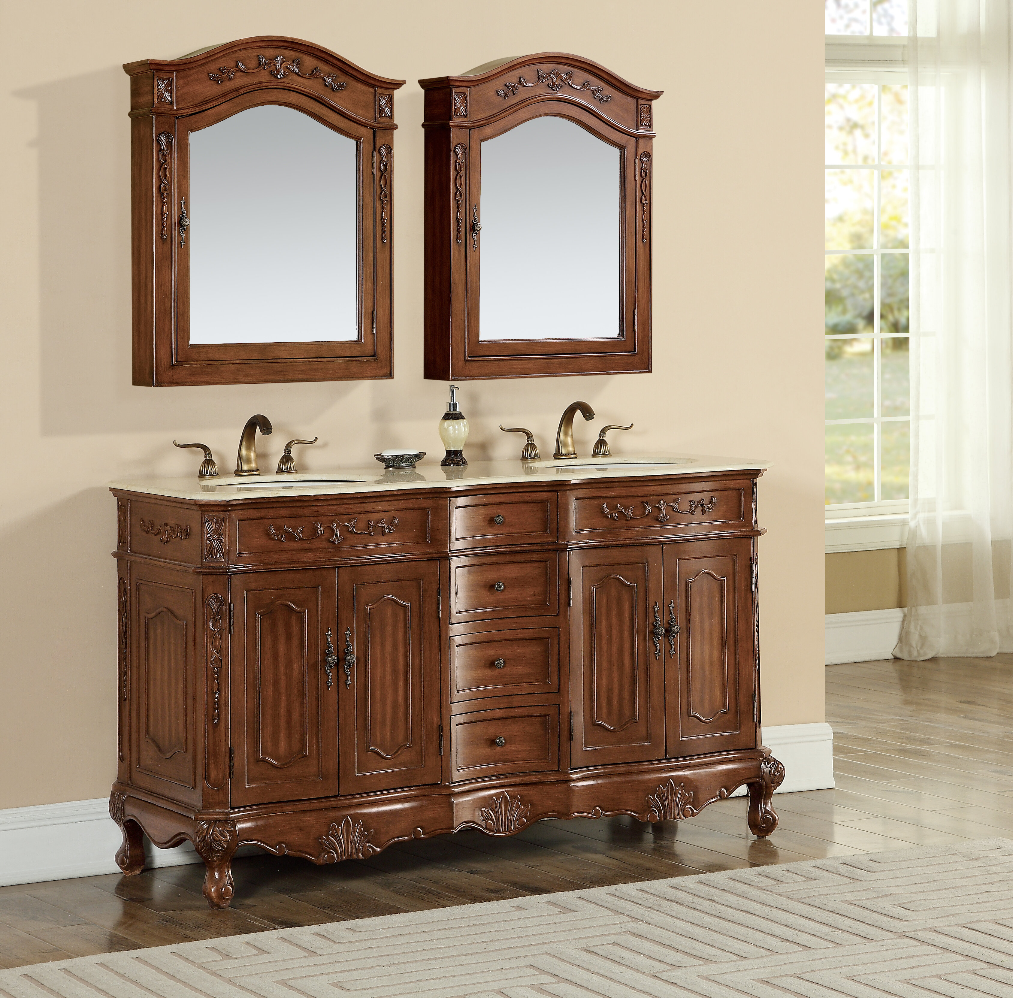 Astoria Grand Isadora 60 Double Bathroom Vanity Set Reviews Wayfair