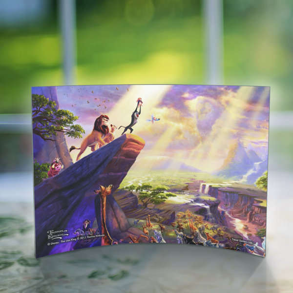Trend Setters Disney The Lion King Simba Thomas Kinkade Curved