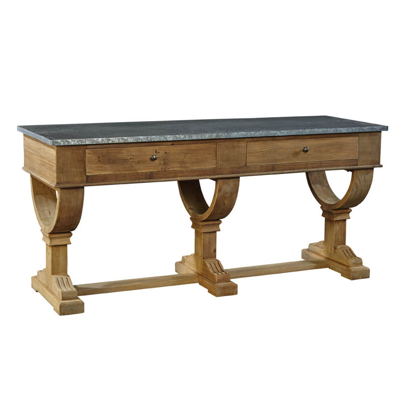 Furniture Clics Zinc Top Console Table Wayfair Zinc Top Console Table