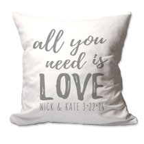 love throw pillow