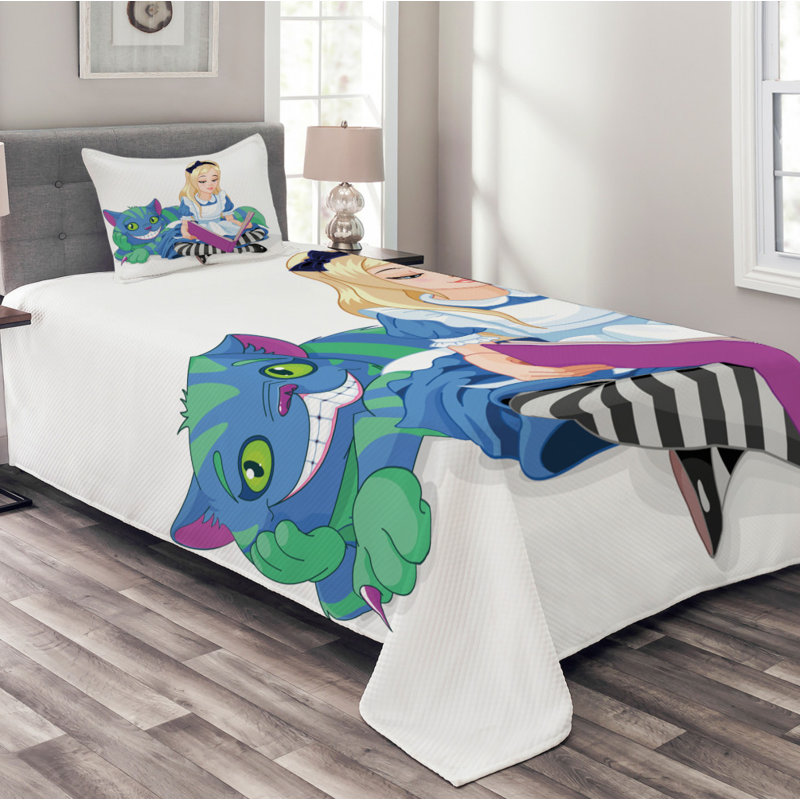 Roomie Kidz Tagesdecken Set Flickinger Alice Mit Passender Kissenhulle Wayfair De