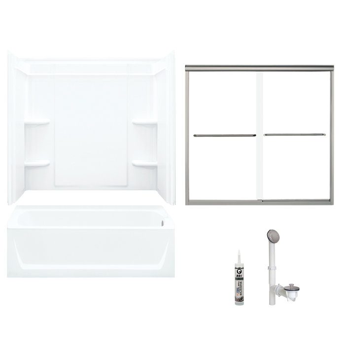 Sterling 60 In X 32 Bath And Shower Kit Sterling 60 In X 32 Bath And Shower Kit