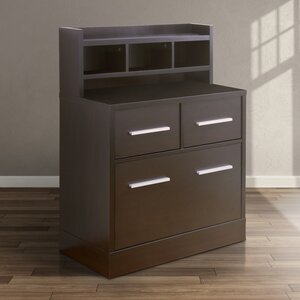 3-Drawer File Cabinet Workstation