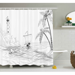 Bathroom Beach Shower Curtains Wayfair