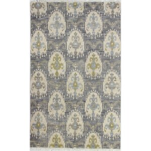 Epping Hand-Knotted Grey Area Rug