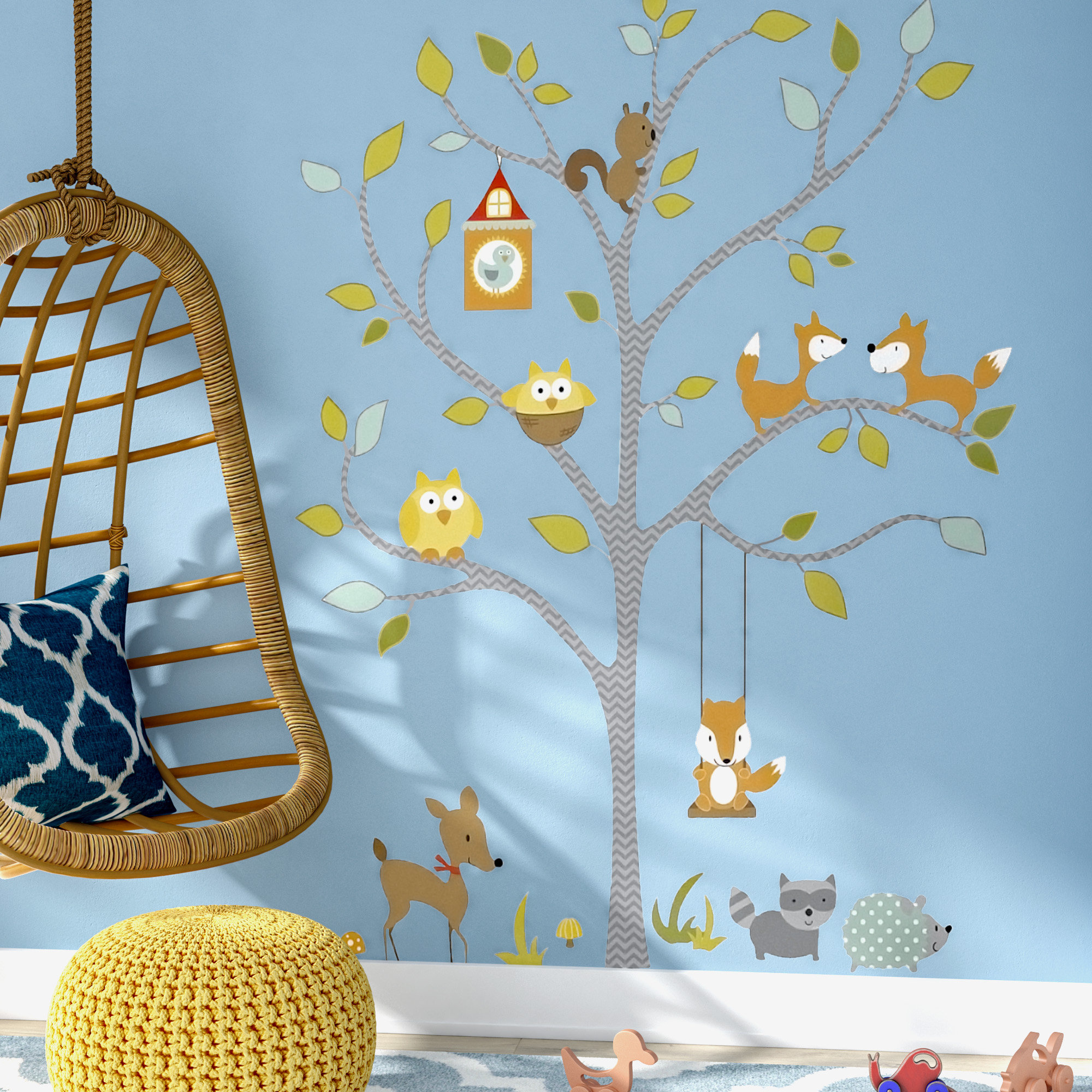 Viv Rae Juhl Woodland Fox And Friends Tree Wall Decal Reviews Viv Rae Juhl Woodland Fox And Friends Tree Wall Decal Reviews Wayfair
