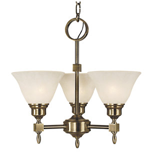 Go to store & view more images Landgraf 3-Light Shaded Chandelier by Charlton Home