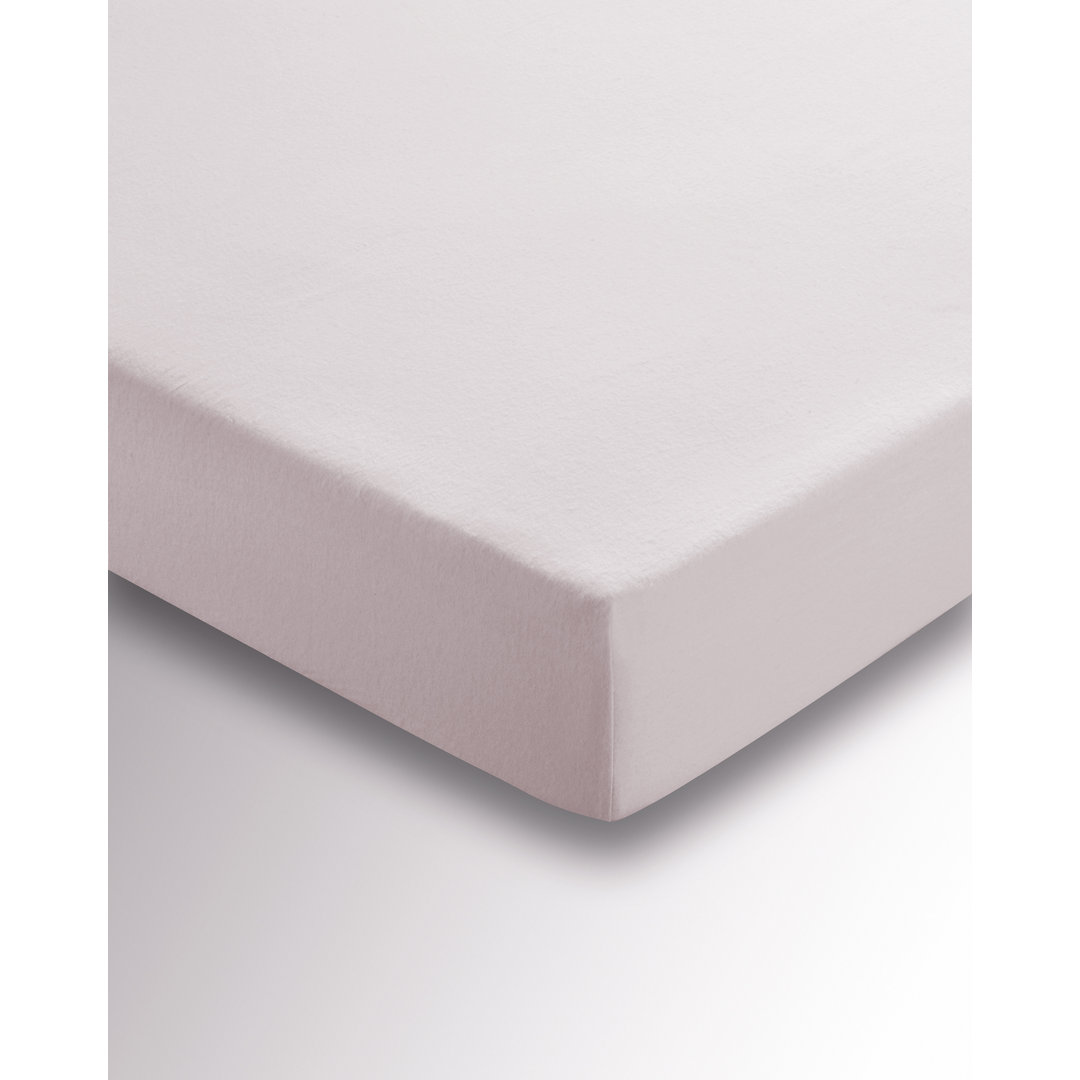 100% Brushed Cotton Fitted Sheet indigo