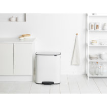 Wayfair | White Kitchen Trash Cans & Recycling You'll Love in ...