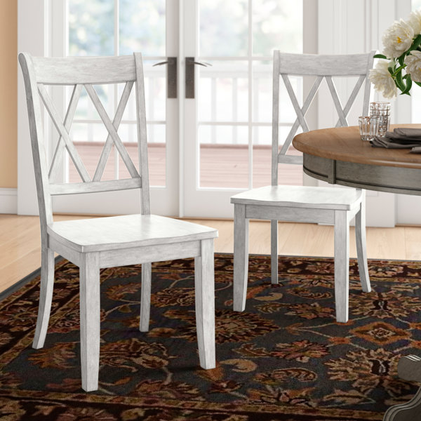White Cross Back Dining Chair Joss Main