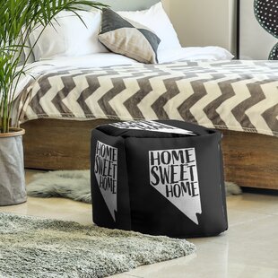 Home Sweet Nevada Cube Ottoman By East Urban Home