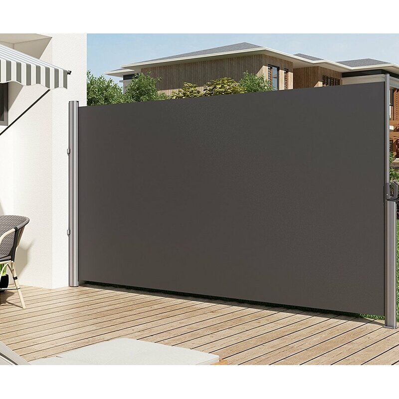 Songmics 300 cm x 16 cm ausfahrbare Seitenmarkise