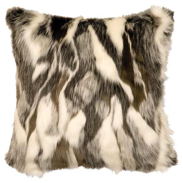 Wooded River Faux Fur Throw Pillow Wayfair