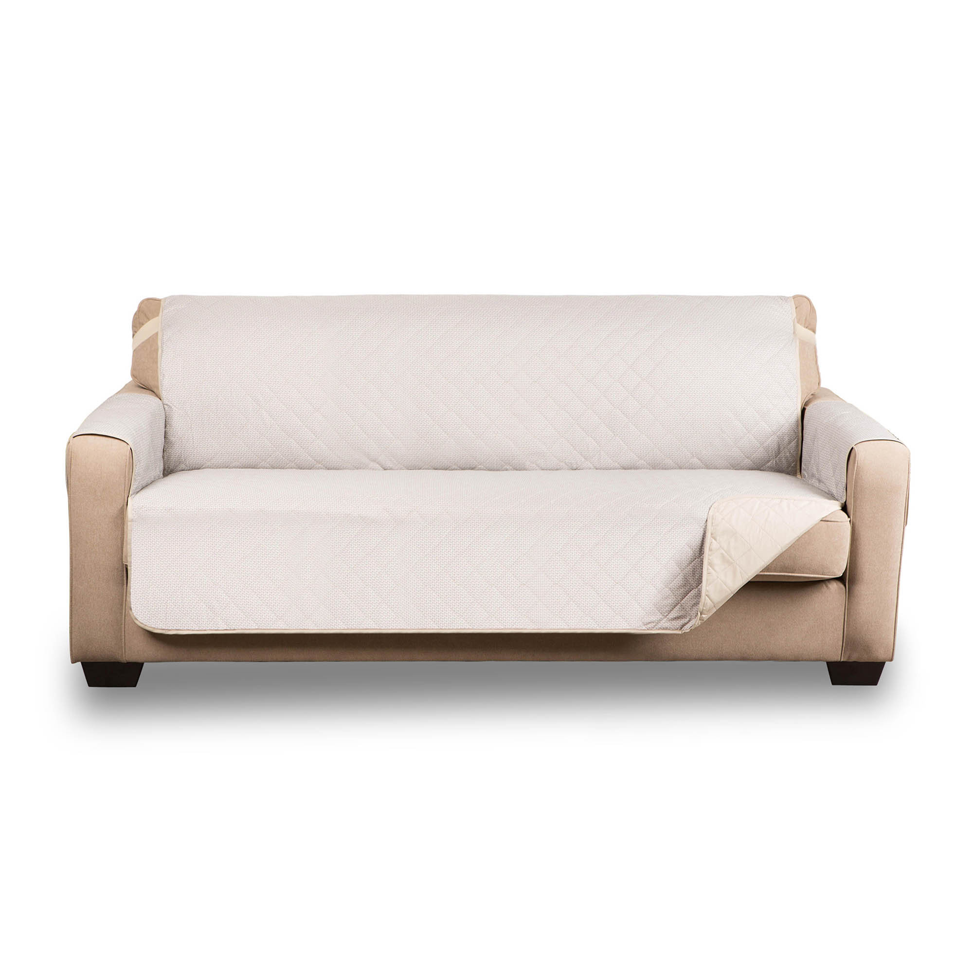 Reversible Oversize Box Cushion Sofa Slipcover