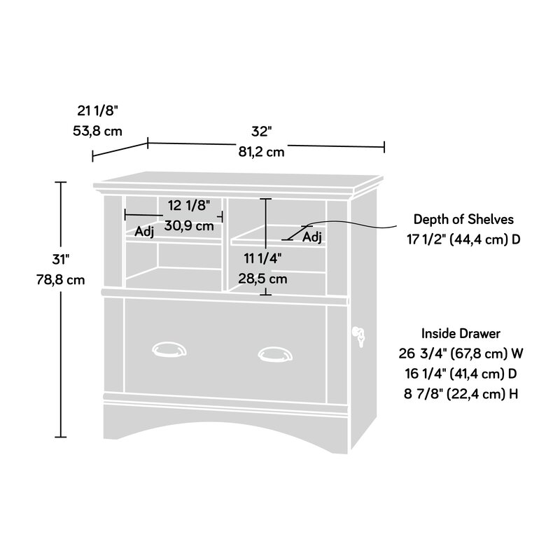 Pinellas 1 Drawer Lateral Filing Cabinet Reviews Joss Main