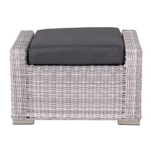 Gartenhocker Tennessee mit Kissen von Wildon Home