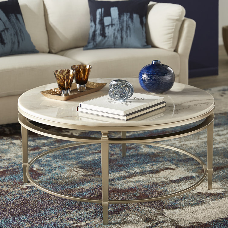 Gold Flamingo Claudia Frame Coffee Table Reviews Wayfair