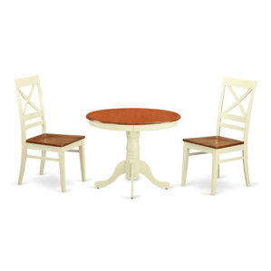 3 Piece Dining Set by Wooden Importers