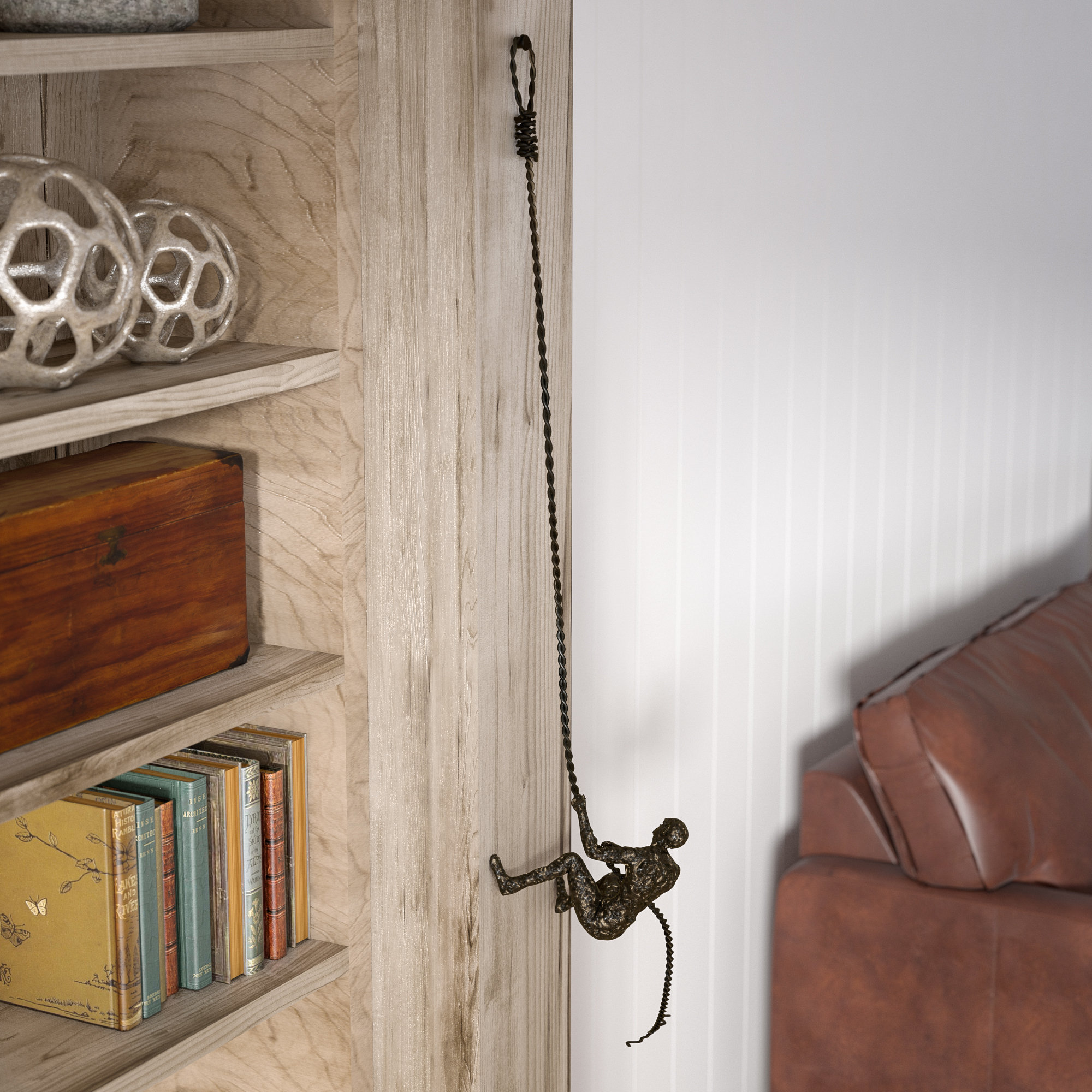T Austin Design Latour Metal Mounted Climbing Man Sculpture Wall T Austin Design Latour Metal Mounted Climbing Man Sculpture Wall Decor Reviews Wayfair
